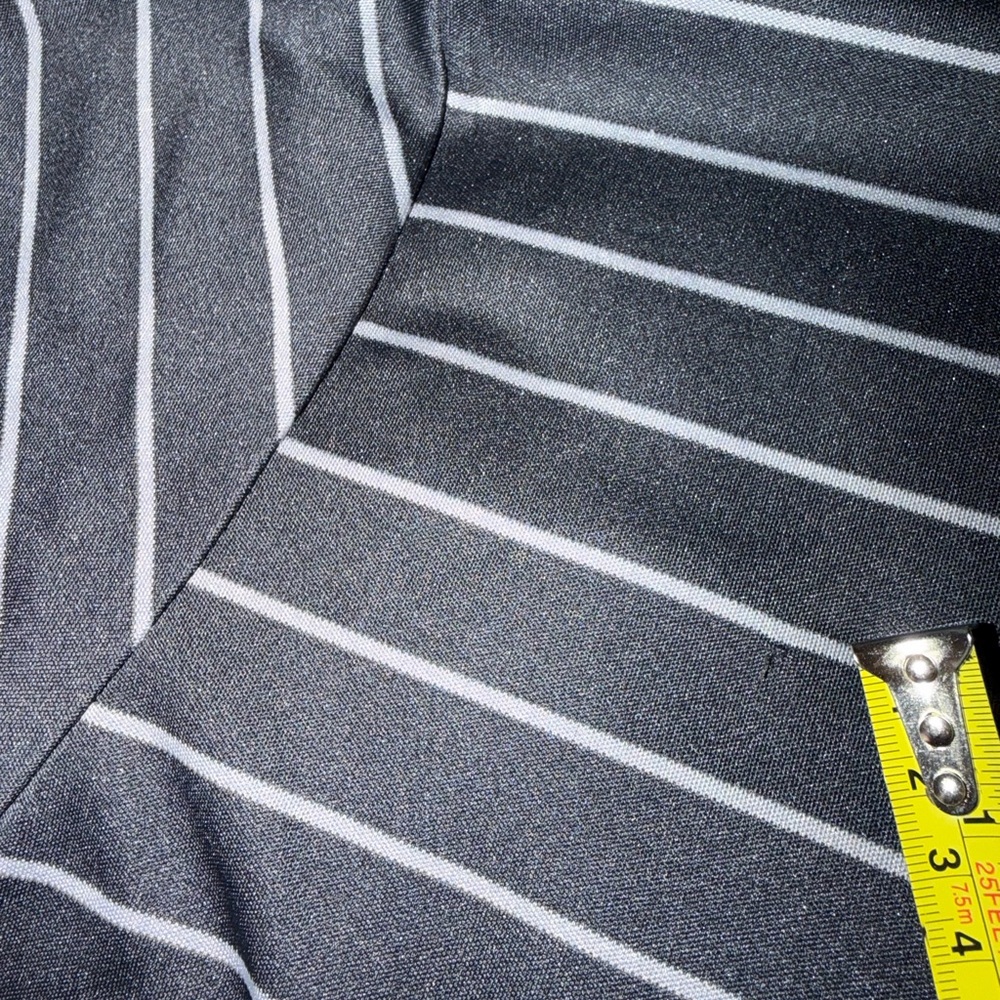 Harley Davidson Men’s Polo Shirt Extra Large Black Grey Striped Pullover Logo XL - Picture 3 of 7